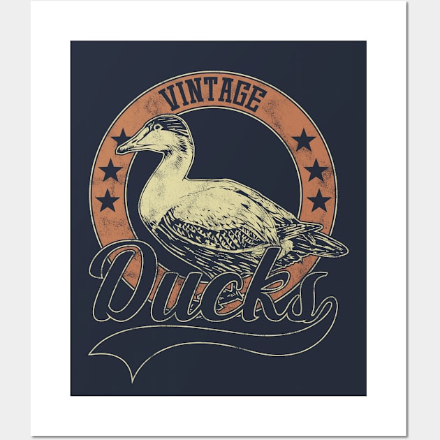 Vintage Ducks Wall Art by bluerockproducts